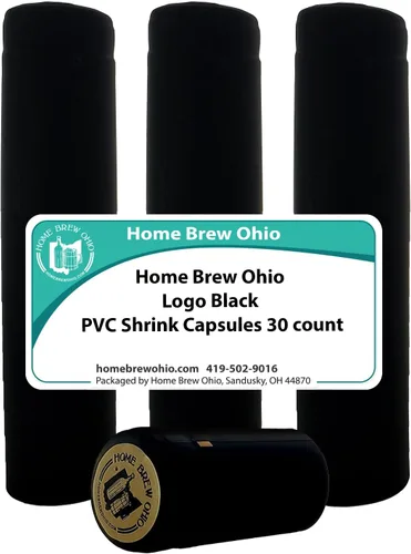 Vista 2 de Home Brew Ohio PVC negro con logotipo Home Brew Ohio negro sobre oro Top-30