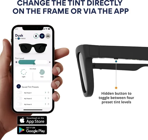 Vista 3 de Ampere Dusk App with Adjustable Smart Sunglasses