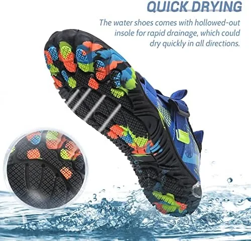 Vista 3 de SPUKEP Swim Shoes Womens Water Shoes Men Quick Dry Non-Slip Barefoot Shoes Women Pool Shoes Beach Shoes Mens Hiking Diving Sports Shoes Womens Yoga