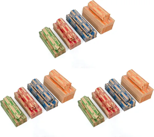 Vista 6 de DGBDPACK 125 Surtido de envoltorios planos para monedas, 25 centavos, 25 níquel, 25 centavos, 50 cuartos Paquete conveniente
