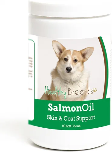 Vista 372 de Healthy Breeds Affenpinscher - Masticables suaves de aceite de salmón, 90