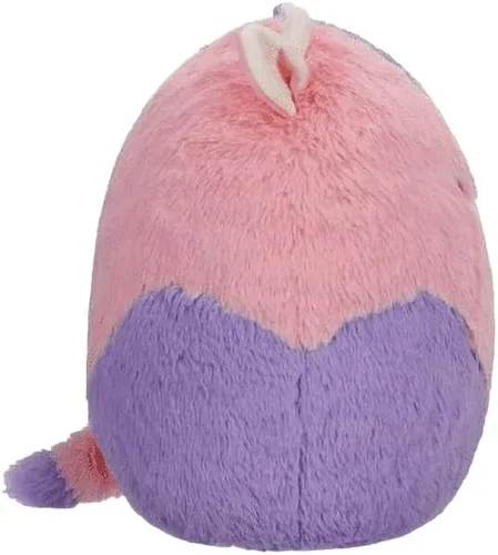 Vista 3 de Squishmallows Patty Cow oficial de Jazwares de 12 pulgadas, rosa y morado Fuzz-A-Mallows
