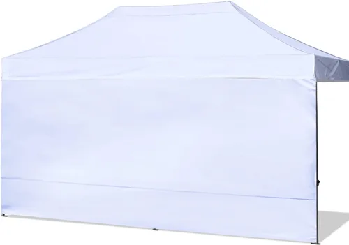 Vista 9 de ABCCANOPY - Toldo desplegable para el sol 10'x 10', pared lateral de 10' (1 panel), más de 15 colores, con cintas para sujetar de la estructura