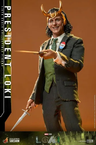 Vista 9 de Hot Toys 1:6 Presidente Loki - Loki