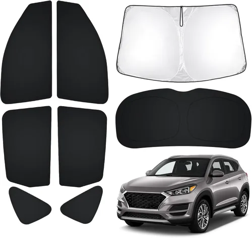 Vista 74 de T TGBROS Parasol para parabrisas para BMW X1 F48 2016 2017 2018 2019 2020 2021 2022 para ventana de automóvil, con bloqueo UV grueso y opaca