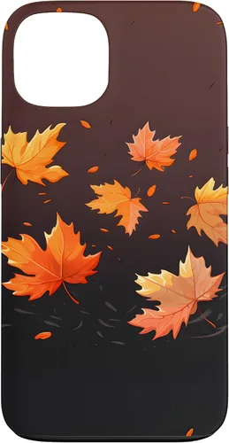 Vista 7 de Autumn Maple Leaves Swirling in The Wind Case for iPhone 17