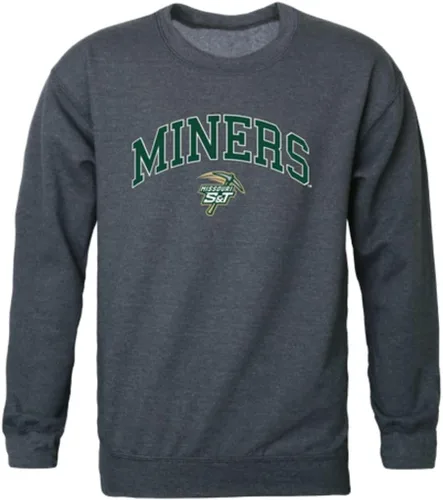Vista 5 de W Republic Missouri University of Science and Technology Miners Campus Crewneck Pullover Sweatshirt Sweate