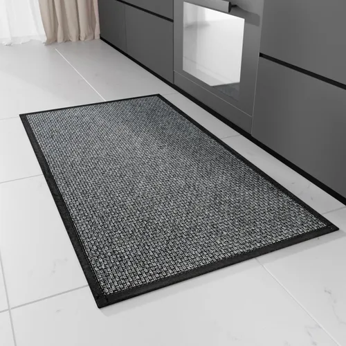 Vista 26 de Hargiis Alfombra de cocina de goma antideslizante, lavable, absorbente para piso, lavable a máquina, para frente del fregadero, puerta, lavandería