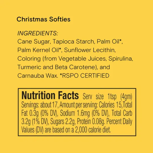 Vista 2 de Supernatural All Natural Sprinkles Juego de Navidad Sin Colorantes, Sin Colorantes Artificiales, Sin Soja, Sin Gluten, Vegano y Espolvoreados