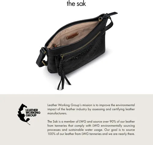 Vista 3 de The Sak Womens Sanibel Leather Mini CrossBody Bag