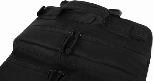 Vista 4 de Lawaia Mochila táctica Militar Caza Senderismo Rucking Mochila con Pesas Accesorios Pesca Camping Bolsa 50L para Hombres, Negro -, Ocio al aire libre