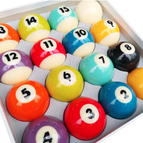 Vista 4 de CUPPA Juego de bolas de billar/bolas de billar profesional, 16 bolas completas para mesas de billar Brillante