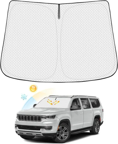 Vista 104 de Canvcle Parasol para parabrisas para Tesla modelo Y/3 2017-2025 2026 (compatible con modelos 2025 Y Juniper/2024 Modelo 3 Highland), parasol grueso