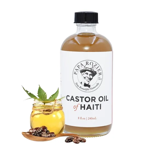 Vista 13 de Papa Rozier Farms Aceite de ricino y moringa de mezcla orgánica pura 50/50 para tratamiento del crecimiento del cabello, hidratante de piel