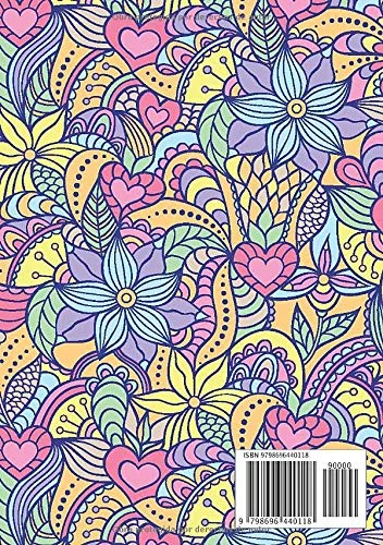 Vista 2 de Belleza Cuaderno A5 Nombre personalizado Belleza Regalo de cumpleaños para la esposa, mamá, hermana, hija Diseño floral 120 páginas rayadas