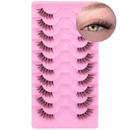 Vista 11 de Pestañas postizas de visón, pestañas postizas de 20 mm de largo, pestañas postizas de volumen de 9D con ojo de gato, pestañas postizas de visón