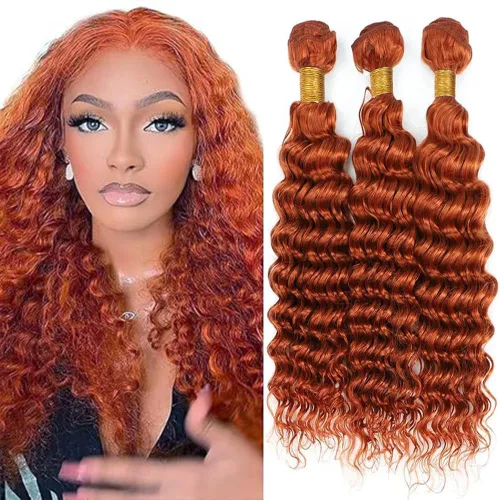 Vista 176 de Color 30 paquetes de cabello humano marrón onda del cuerpo paquetes 8 10 12 pulgadas brasileño virgen Remy extensiones de cabello humano doble trama