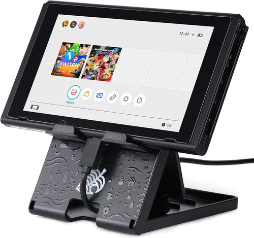 Vista 7 de Tscope Soporte para Nintendo Switch, para Animal Crossing Ajustable para Switch 2 LiteOLED Soporte Compacto Portátil Plegable para Accesorios