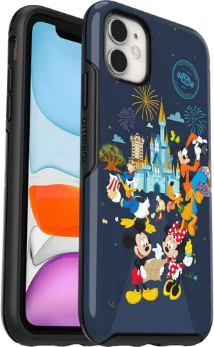 Vista 10 de OtterBox Symmetry Clear Series - Funda para el iPhone 11, diseño de estrellas (color plateado y transparente)