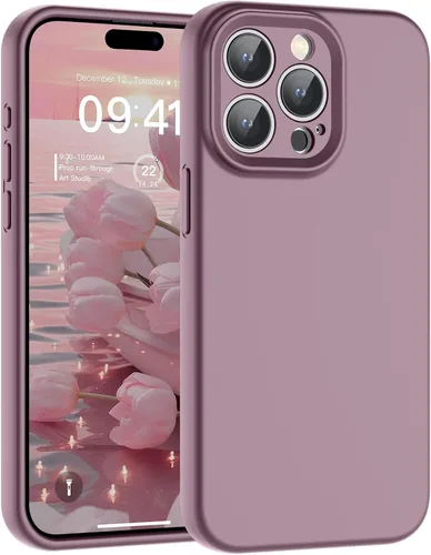 Vista 69 de SUPFINE - Funda diseñada para iPhone 12, silicona líquida premium con [forro de microfibra suave antiarañazos][protección de cámara mejorada], funda