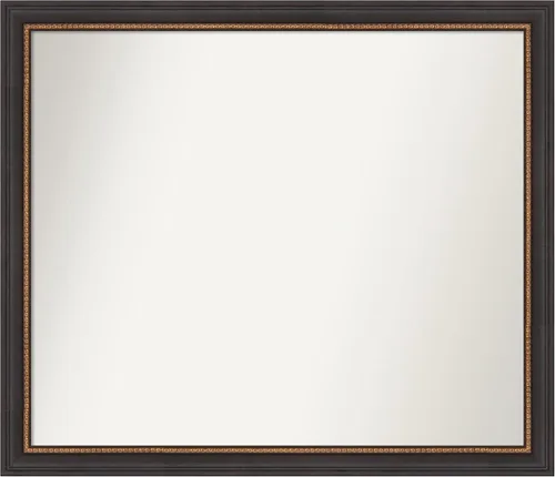 Vista 20 de Amanti Art Espejo de baño negro para sobre el fregadero, 23 x 23 pulgadas, espejo cuadrado negro Ashton, marco de madera tradicional mediano, se