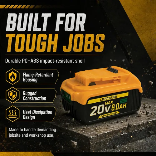 Vista 6 de Repuesto para baterías de litio Dewalt 20V MAX 8.0Ah 2