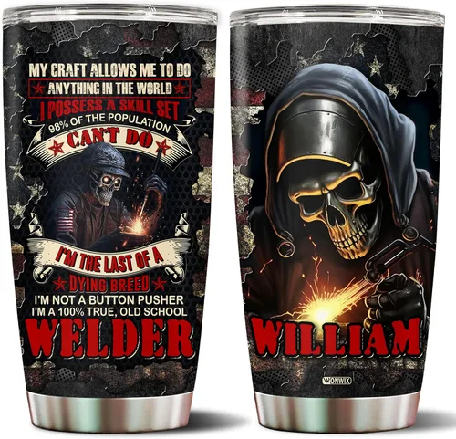 Vista 19 de Regalos personalizados para hombres, taza de viaje aislada de acero inoxidable de 20 onzas, taza de café, botella de agua, regalo para marido, hijo