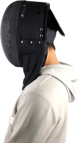 Vista 9 de LEONARK Armoury Casco Hema - Máscara de entrenador de esgrima - Máscara de grado nacional certificada CE 350N - Equipo de protección de esgrima