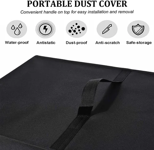 Vista 3 de Cubierta para tostadora resistente al agua, resistente al calor, a prueba de polvo, funda protectora para tostadora GE de acero inoxidable de 4