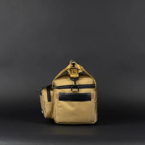 Vista 6 de WOLFpak 9L Mini Bolsa Táctica para Almuerzo - Bolsa Termo Resistente al Agua de 1000D, Aislada, Múltiples Bolsillos, Panel MOLLE y de Parches, Ideal