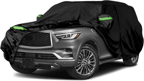 Vista 19 de Funda impermeable de repuesto para camioneta Nissan Frontier Crew Cab cama de 5 pies, 6 capas para todo tipo de clima, cubierta de camión con puerta