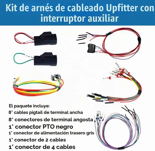 Vista 4 de CULMKARI Kit de arnés de cableado para interruptor auxiliar para Dodge Ram 3500 4500 5500 2015 2016 2017 2018 2018 Dodge Ram 3500 4500 5500