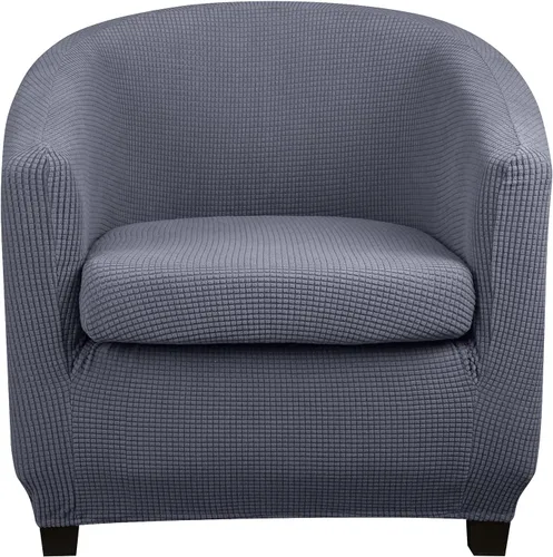 Vista 13 de Lellen Funda para silla de club con funda de cojín de asiento, fundas de sofá, fundas redondas para silla de bañera, funda protectora de sillón