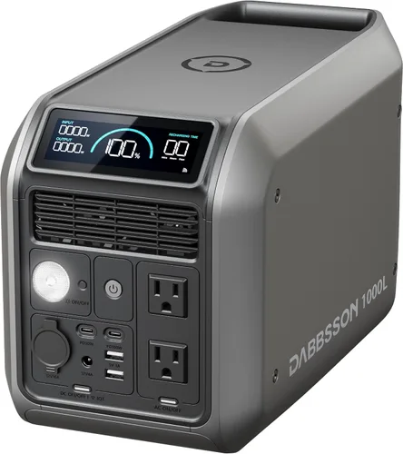 Vista 13 de DABBSSON - Estación de energía portátil de 2048 Wh, LiFePO4 semi-sólido seguro, potencia de aumento de 3300 W, salida de CA de 2200 W ×6, 41 lb