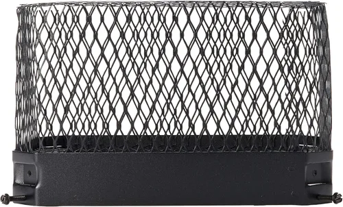 Vista 2 de HY-C RC913 - Pantalla de mapache en acero galvanizado negro, 9" x 13" x 6