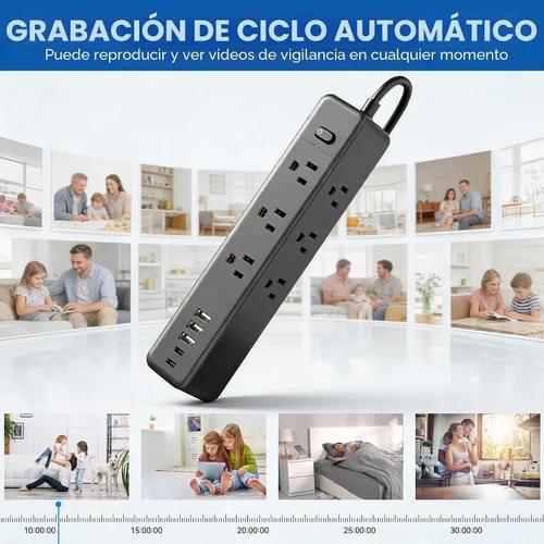 Vista 5 de Mini cámara inalámbrica para el hogar, cámara de seguridad interior, pequeña cámara Wi-Fi, 1080P