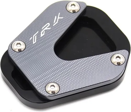 Vista 14 de Motorcycle Kickstand Extension Pad for Benelli TRK502 TRK 502 2020 2021 Foot Side Stand Support Plate Enlarger (Color : B Black)
