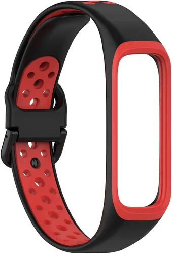 Vista 3 de BabyValley Correa compatible con Samsung Galaxy Fit 2, correa de silicona transpirable, correa de repuesto para Galaxy Fit 2 Fitness Tracker