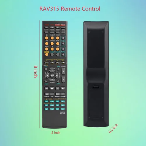 Vista 5 de GHUST RAV315 Control remoto de repuesto para Yamaha RX-V459 RX-V4600 RX-V463 RX-V550 RX-V557 RX-V559 RX-V563 RX-V565 RX-V659 RX-V661 RX-V663 RX-V730