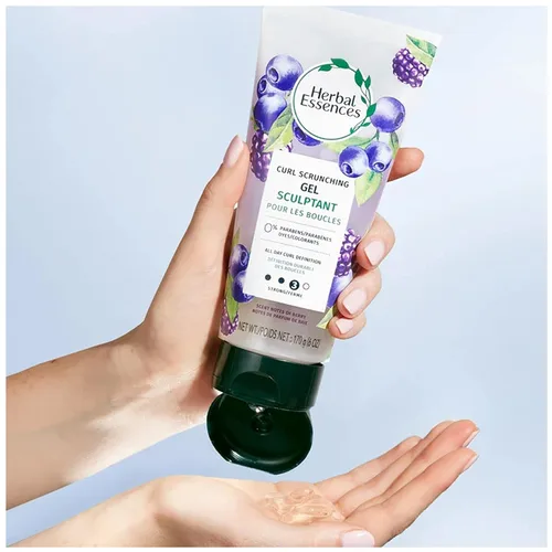 Vista 3 de Herbal Essences Totally Twisted Curl Scrunching Gel, 6 onzas, paquete de 2