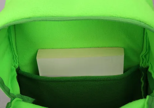 Vista 4 de DAZCOS Mochila de cosplay con bolsa verde para disfraz de anime (verde)