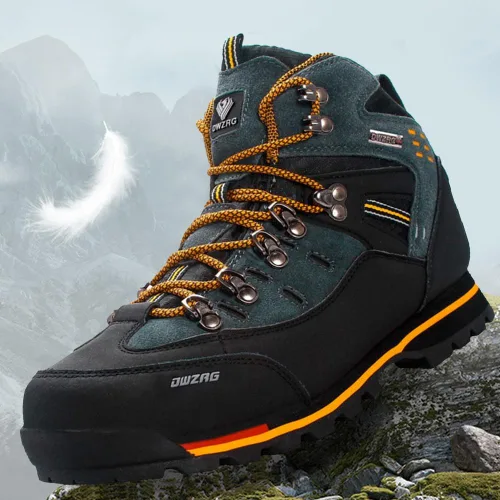 Vista 2 de HiGropcore Botas de senderismo impermeables para hombre, a prueba de viento, zapatos de montañismo MB2-17