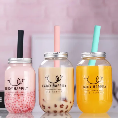 Vista 7 de ALINK Pajitas Boba de silicona reutilizables, pajitas extragrandes para batidos de té de burbujas para reventar perlas de tapioca, paquete de 4