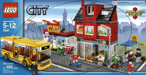 Vista 2 de LEGO Esquina de la ciudad (7641)