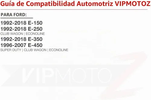 Vista 6 de VIPMOTOZ Luz de matrícula LED completa para Ford E-150 E-250 E-350 Econoline E-450 E-550 Super Duty Cargo Van 1992-2018, 6000K diamante blanco, 1