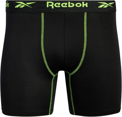 Vista 4 de Reebok Paquete de 3 calzoncillos bóxer de secado rápido que absorben la humedad para hombre