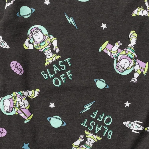 Vista 6 de Disney Pixar Toy Story Woody Jessie Buzz Lightyear Baby - Paquete de 4 mamelucos de peluche para recién nacidos a bebés