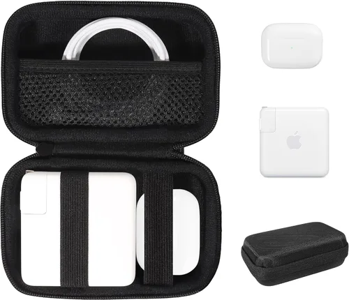 Vista 8 de Práctico estuche para MacBook Air Pro Charger MagSafe/MagSafe 2 adaptador de corriente, iPhone 16/16 Pro/15/15 Pro/14/14 Pro MagSafe, Hub USB C, Hub
