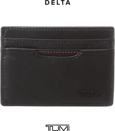 Vista 6 de TUMI Estuche para tarjetas con clip para dinero Delta para hombre, Negro