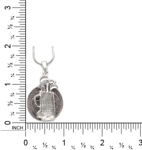 Vista 3 de cocojewelry Juego de Club de Golf bolsa deportiva Sporting Goods Collar con Colgante Moda Joyas